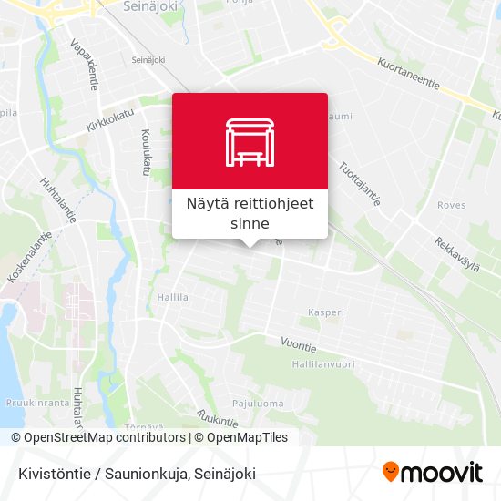Kivistöntie / Saunionkuja kartta