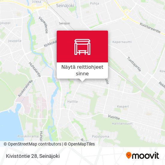 Kivistöntie 28 kartta