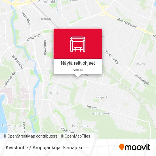 Kivistöntie / Ampujankuja kartta