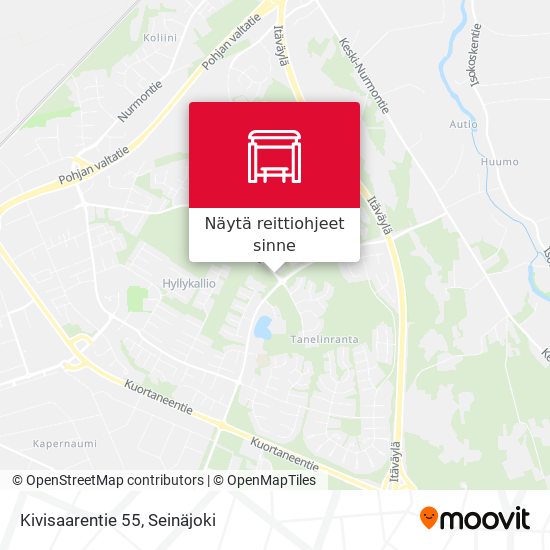 Kivisaarentie 55 kartta