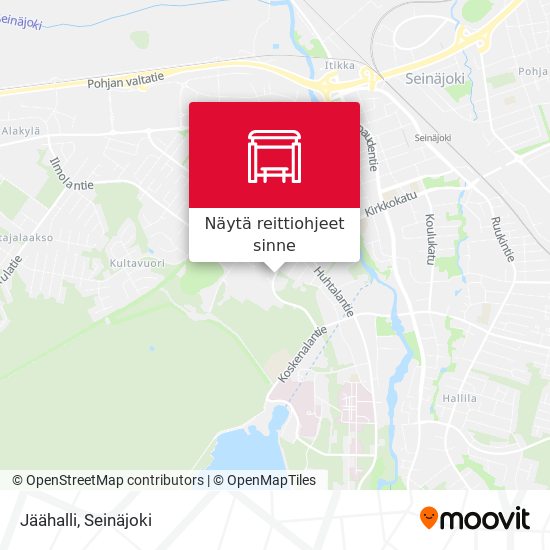 Jäähalli kartta