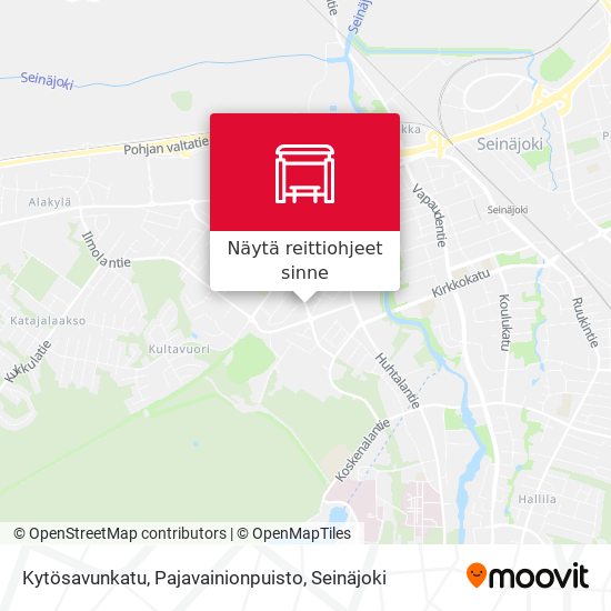 Kytösavunkatu, Pajavainionpuisto kartta