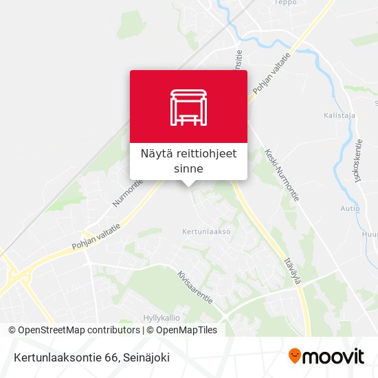 Kertunlaaksontie 66 kartta