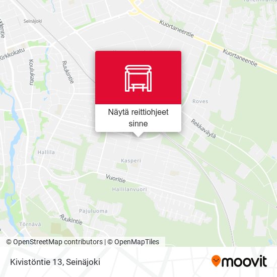 Kivistöntie 13 kartta