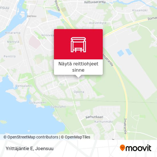 Yrittäjäntie E kartta