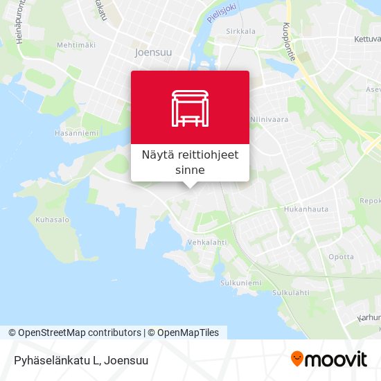 Pyhäselänkatu L kartta