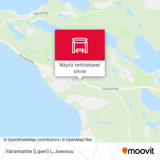 Itärannantie (Liperi) L kartta