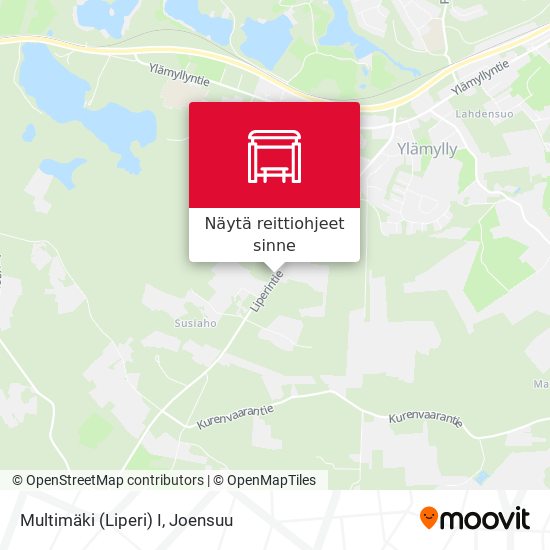 Multimäki (Liperi) I kartta