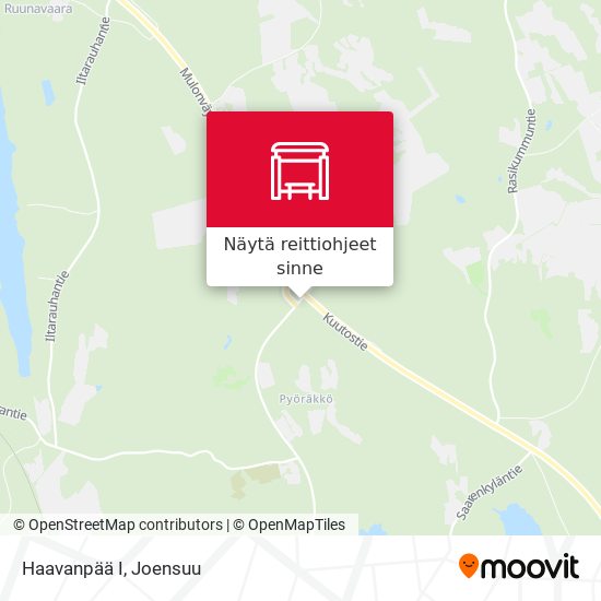 Haavanpää I kartta