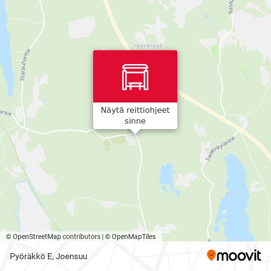Pyöräkkö E kartta