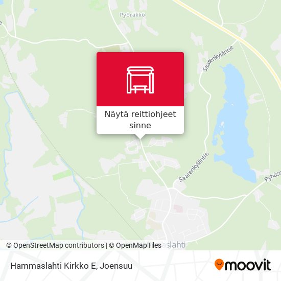 Hammaslahti Kirkko E kartta