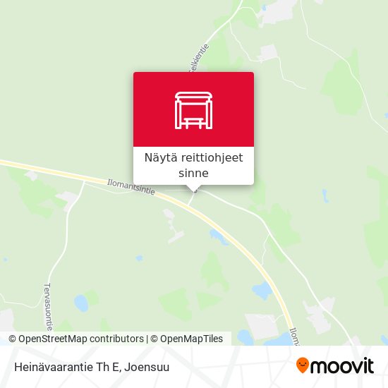 Heinävaarantie Th E kartta
