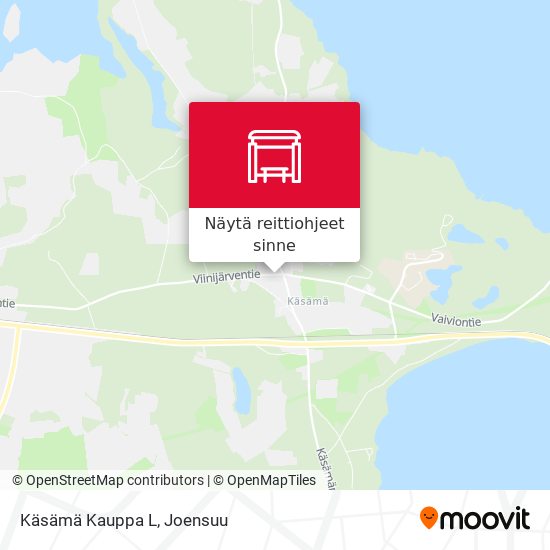 Käsämä Kauppa L kartta