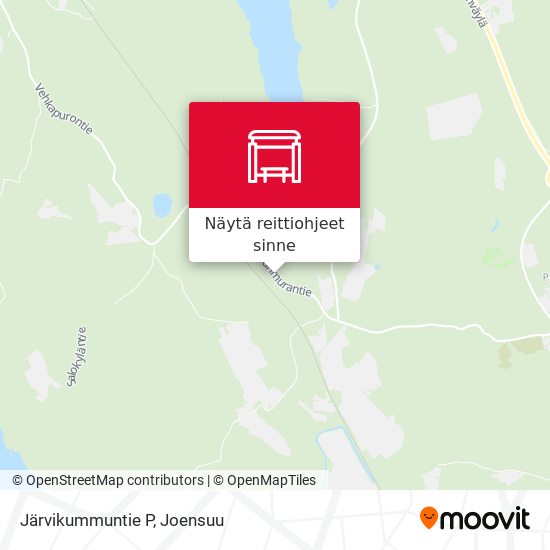 Järvikummuntie P kartta