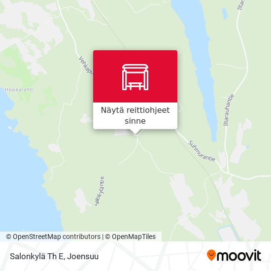 Salonkylä Th E kartta