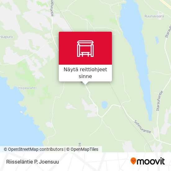 Riisseläntie P kartta