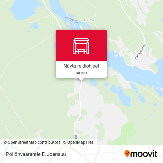 Pöllönvaarantie E kartta