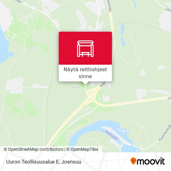 Uuron Teollisuusalue E kartta