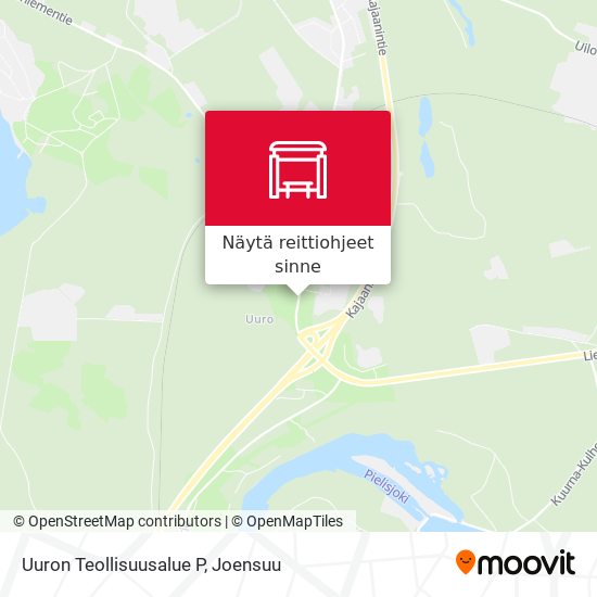 Uuron Teollisuusalue P kartta