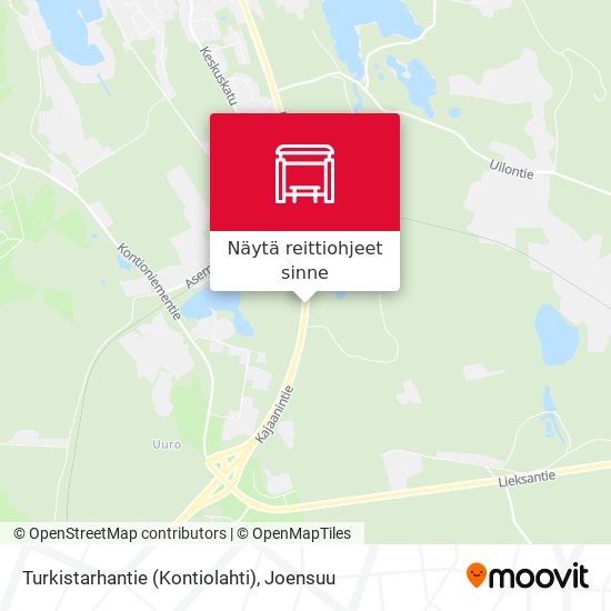 Turkistarhantie (Kontiolahti) kartta