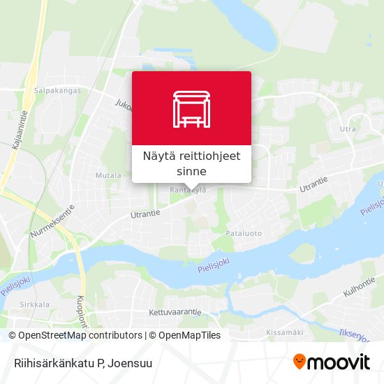 Riihisärkänkatu P kartta