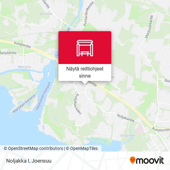 Kuinka päästä kohteeseen Noljakka I paikassa Joensuu kulkuvälineellä Bussi?