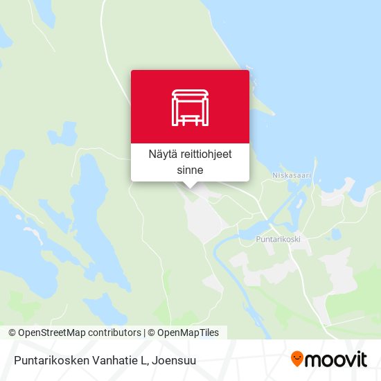 Puntarikosken Vanhatie L kartta