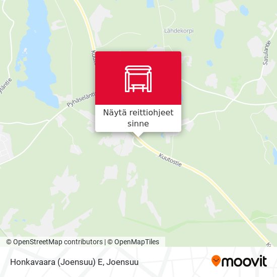 Honkavaara (Joensuu) E kartta