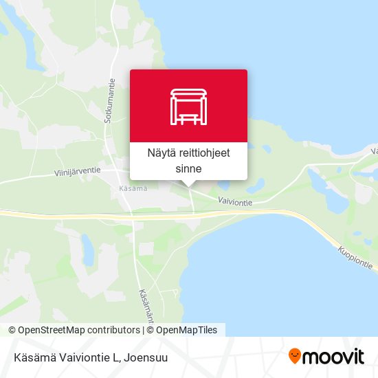 Käsämä Vaiviontie L kartta