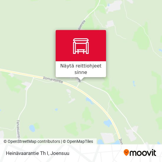 Heinävaarantie Th I kartta