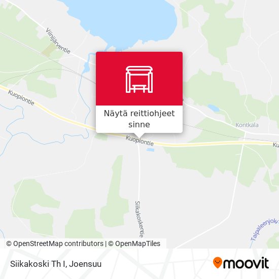 Siikakoski Th I kartta