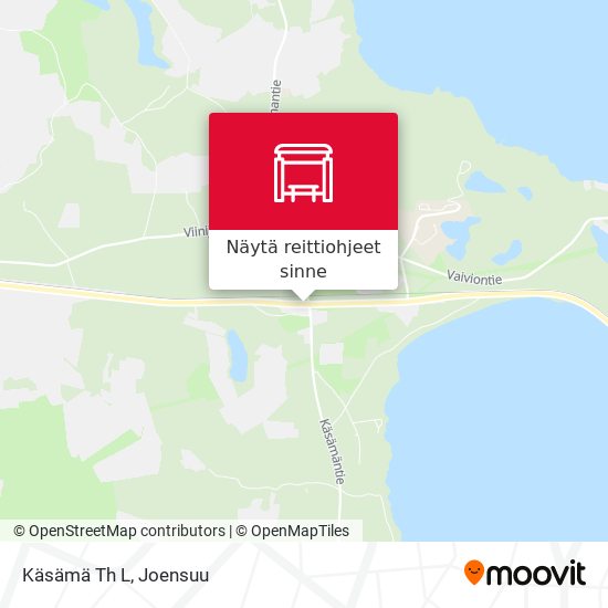 Käsämä Th L kartta