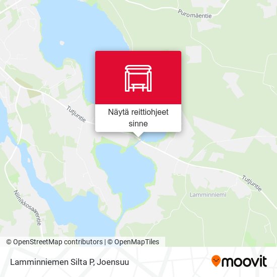 Lamminniemen Silta P kartta