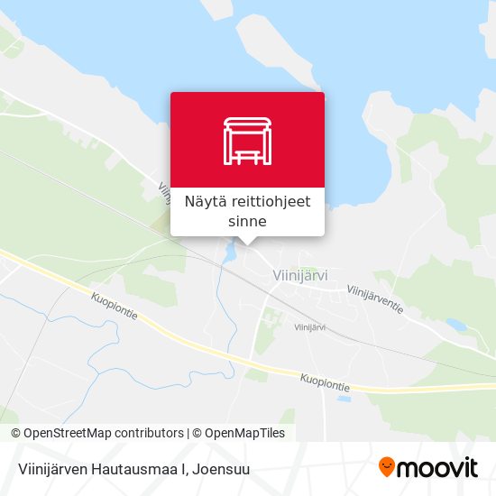 Viinijärven Hautausmaa I kartta