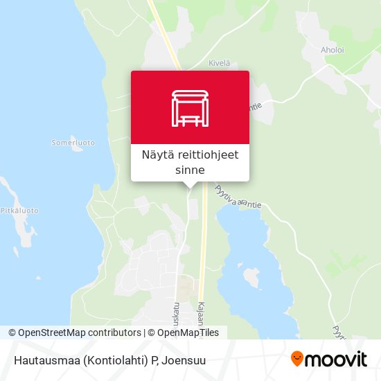 Hautausmaa (Kontiolahti) P kartta