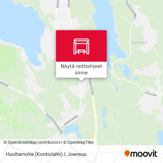 Huoltamotie (Kontiolahti) I kartta