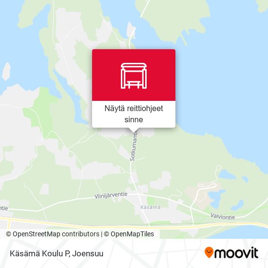 Käsämä Koulu  P kartta