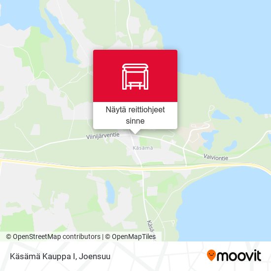Käsämä Kauppa I kartta