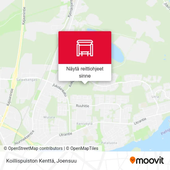 Koillispuiston Kenttä kartta
