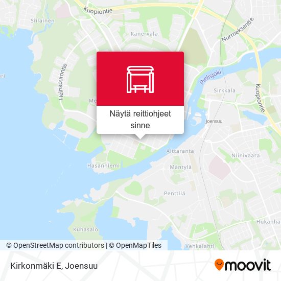 Kirkonmäki E kartta