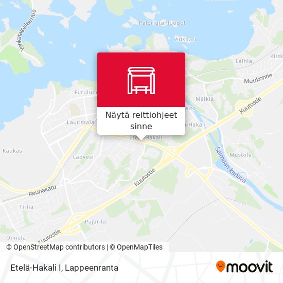 Etelä-Hakali I kartta