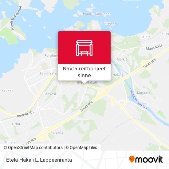 Etelä-Hakali L kartta