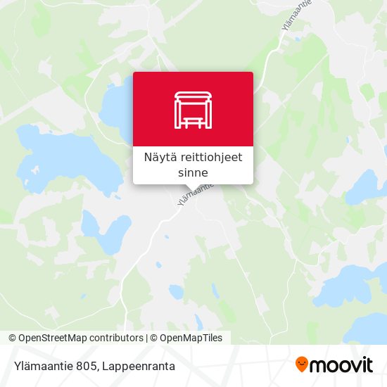 Ylämaantie 805 kartta