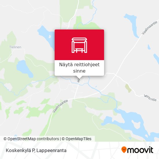 Koskenkylä P kartta