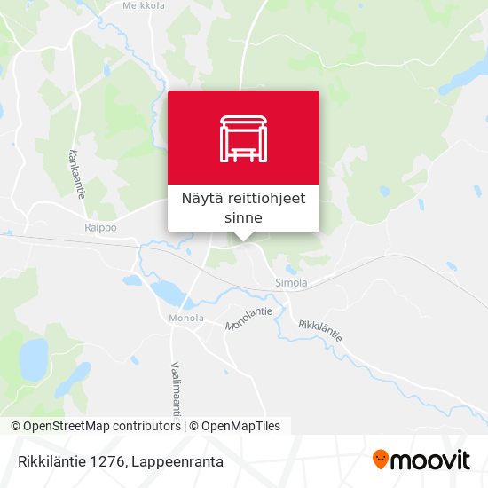 Rikkiläntie 1276 kartta