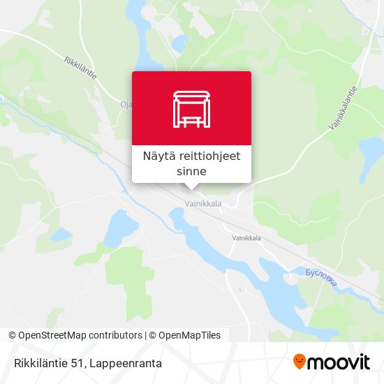 Rikkiläntie 51 kartta