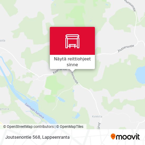 Joutsenontie 568 kartta