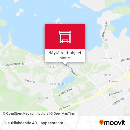 Haukilahdentie 40 kartta