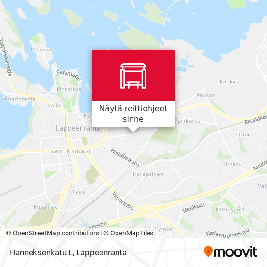 Hanneksenkatu L kartta