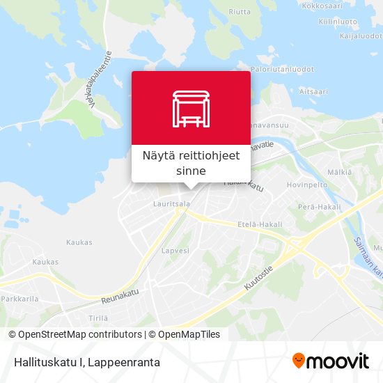 Hallituskatu I kartta